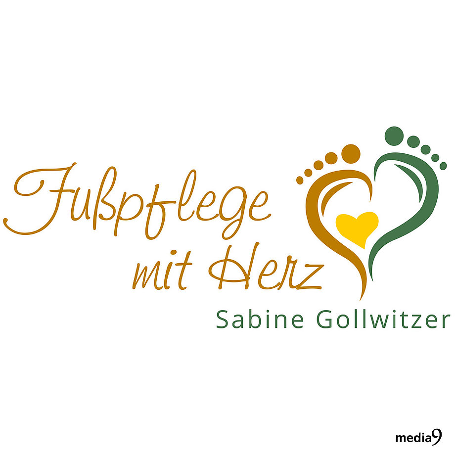 Logo Fußpflege mit Herz